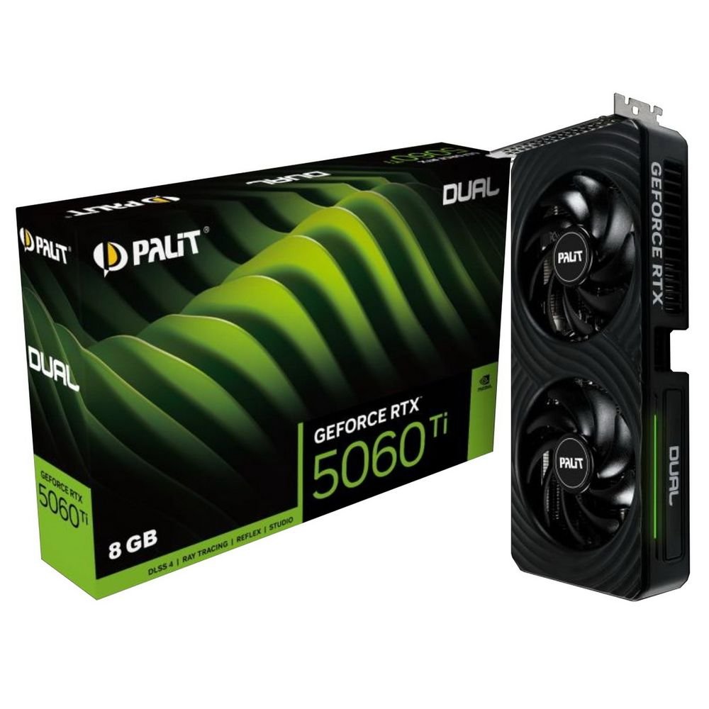 Видеокарта RTX 5060TI 8GB PALIT DUAL