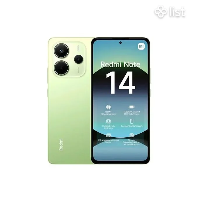 Xiaomi Redmi Note 14 6/128 Green
