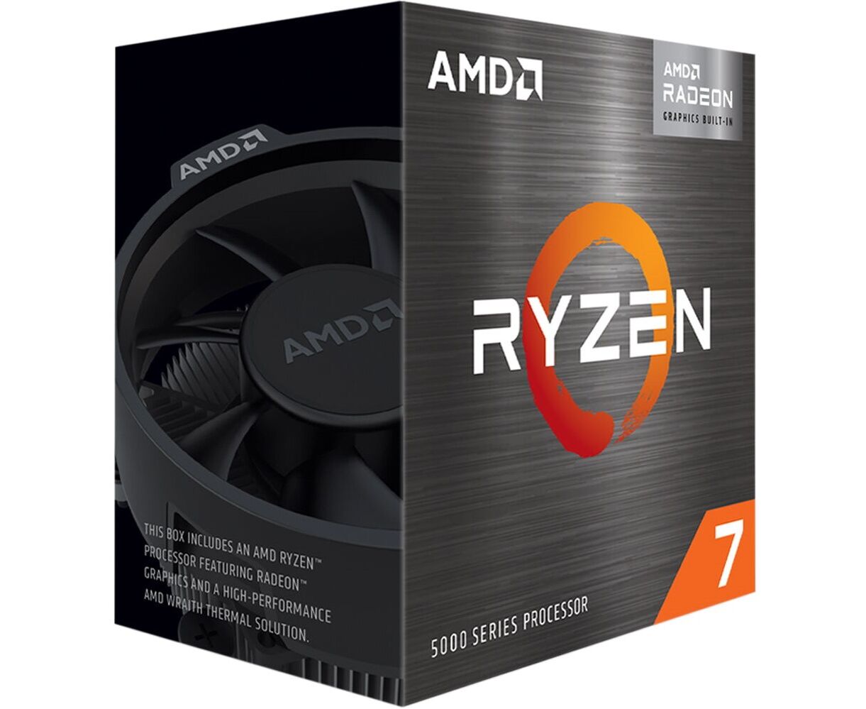 Процессор AMD Ryzen 7 5700 G 100-100000263 BOX 3.8 G Hz, 8 cores, 16 threads, 16 MB L3, 65 W, AM4, 7nm, Radeon Graphics