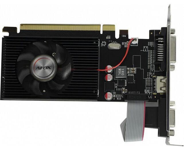 Видеокарта AFOX AFR5220-1024 D3 L5 Radeon R5 220 1 GB DDR3 64 Bit DVI HDMI VGA LP Single Fan