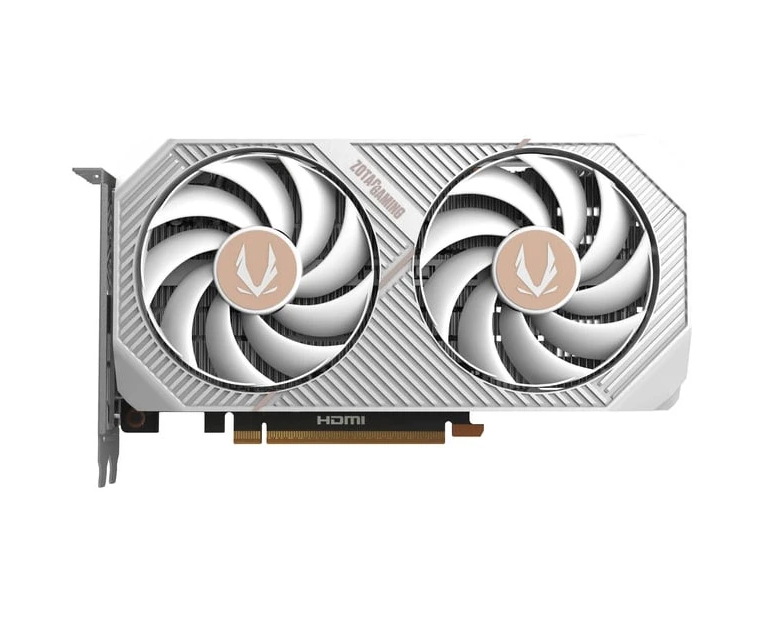 Видеокарта Zotac RTX5050 Twin Edge OC White ED 8 GB (ZT-B50500 Q-10 M) GDDR6 128bit 3x DP HDMI 2 Fan Medium Pack