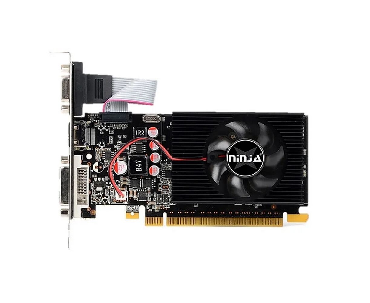 Видеокарта Ninja (Sinotex) GT730 NF73 NP023 F PCIE (96 SP) 2 GB 128-bit DDR3 DVI HDMI CRT