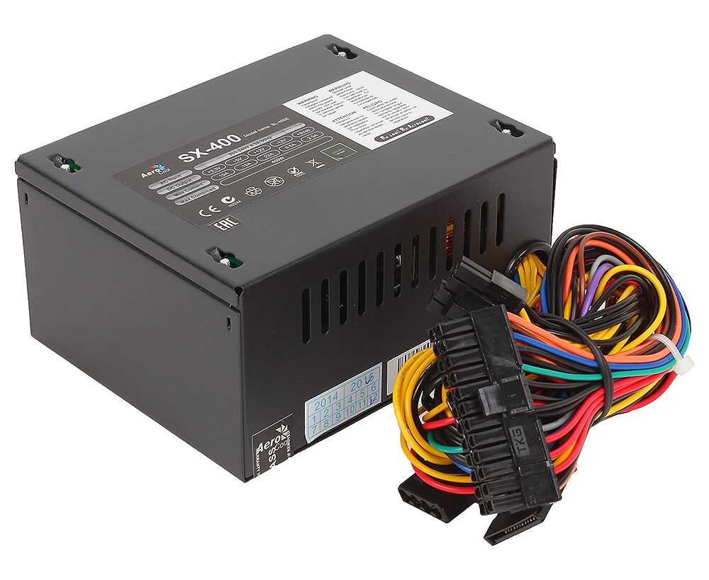 Блок питания Aerocool SX-400 (ATX 2.3, SFX, 400 W, 80mm fan) Box