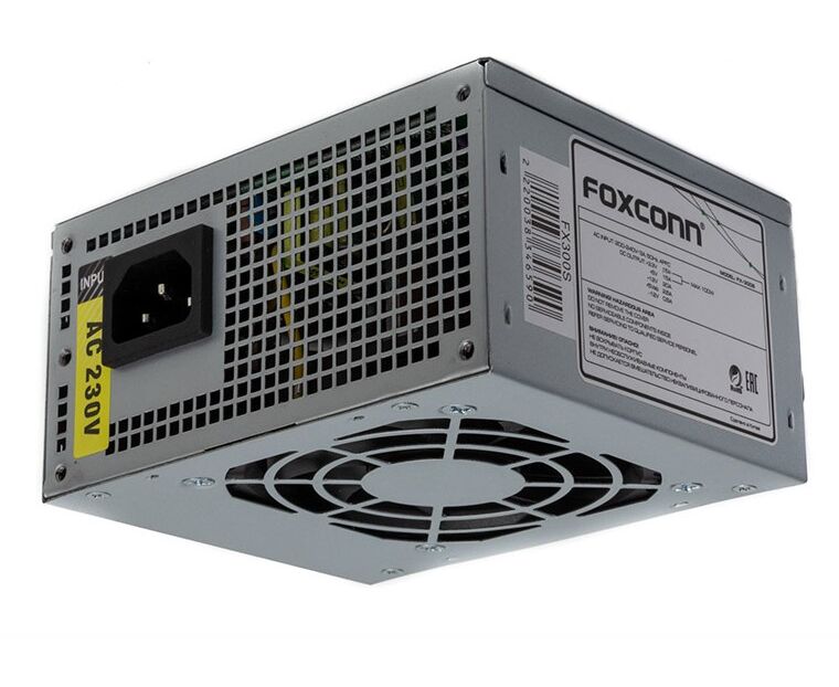 Блок питания Foxconn FX-300 S 300 W SFX APFC, 80 FAN, 3x SATA, 1x4 PIN, 1x6 PIN PCI-E, 24+4