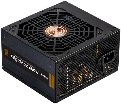 Блок питания Zalman 650 W Giga Max ZM650-GVII ATX, 20+4 pin, 120mm fan, 4x SATA, Bronze