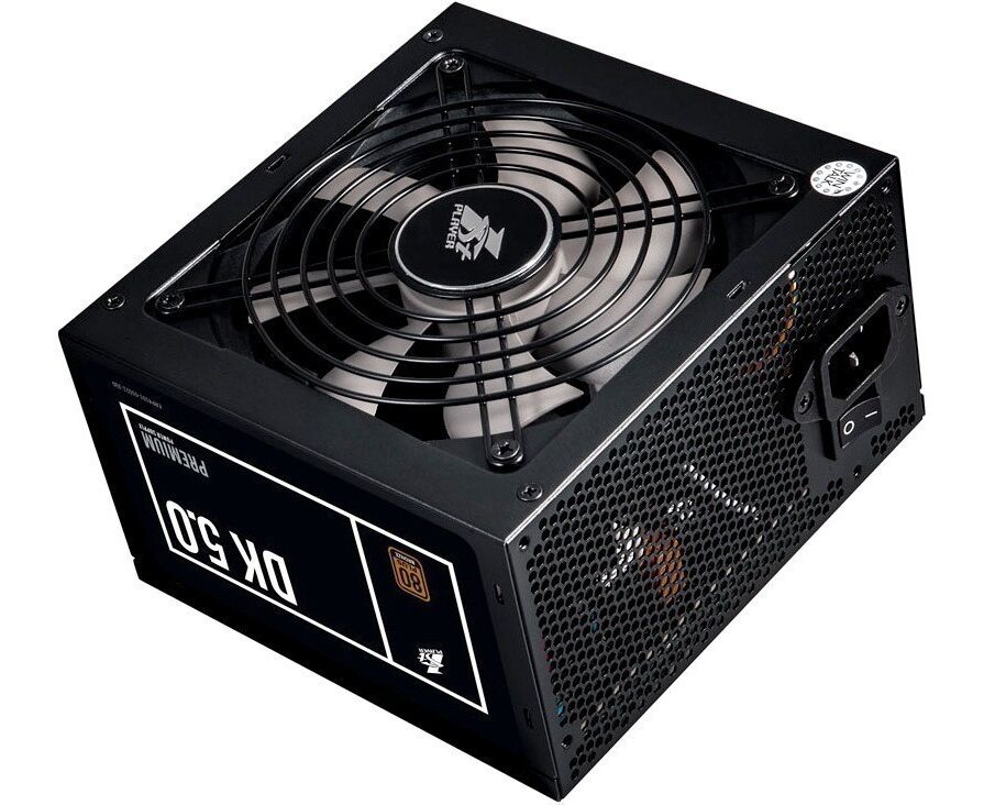 Блок питания 1 STPLAYER DK Premium 600 W ATX 2.4, APFC, 80 Plus Bronze, 120mm fan PS-600 AX