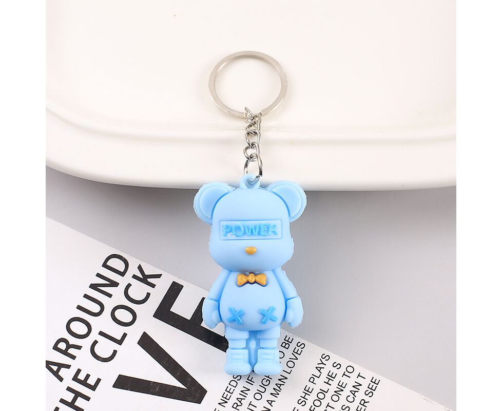 Брелок - "Медведь Power" 28 (Blue)