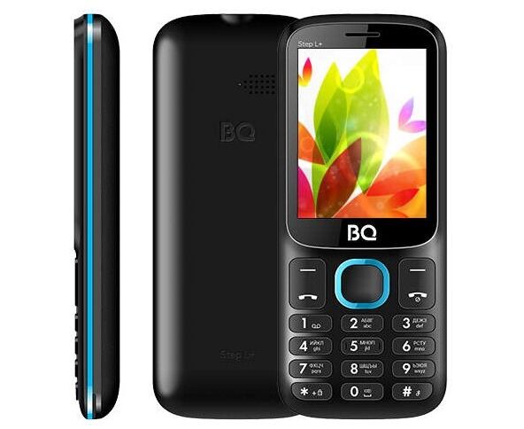 Мобильный телефон BQ 2440 Step L+ Black+Blue