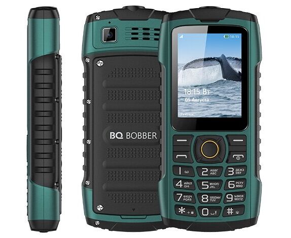 Мобильный телефон BQ BQM-2439 Bobber зеленый