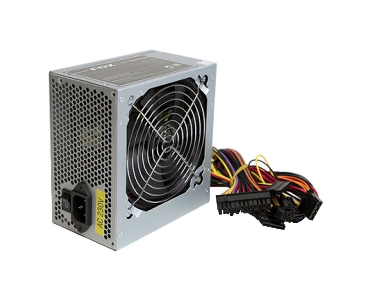Блок питания Foxline FL550 S 550 W ATX PSU, 120 Fan, 24 pin, 4 + 4 Pin (12 V), 5*SATA, 2*4 pin molex, 1*FDD, 1*PCI-e(6 + 2 pin)