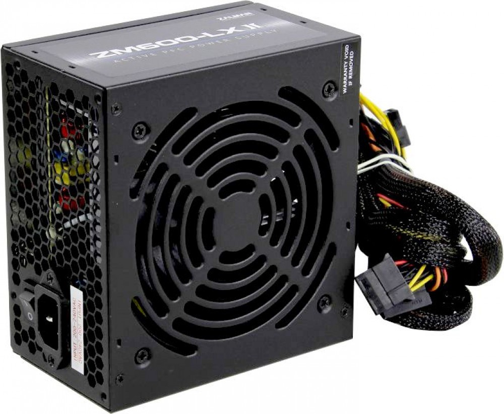 Блок питания Zalman 600 W ZM600-LXII ATX, 20+4 pin, 120mm fan, 7x SATA