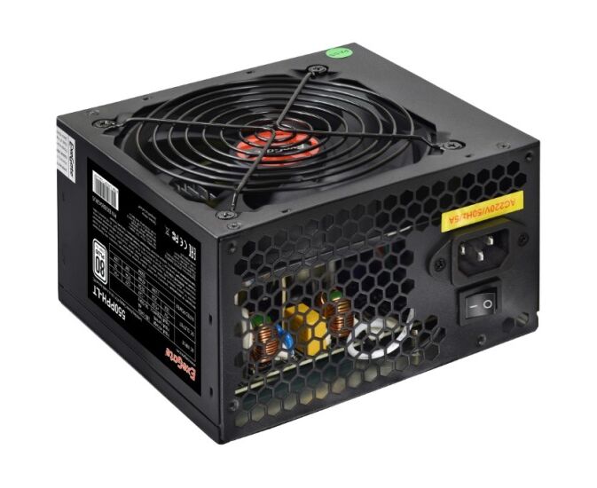 Блок питания Exe Gate 550 PPH-LT-OEM EX282042 RUS-OEM 550 W, 80+, ATX, black, APFC, 12cm, 24p, (4+4)p, 5*SATA, 3*IDE