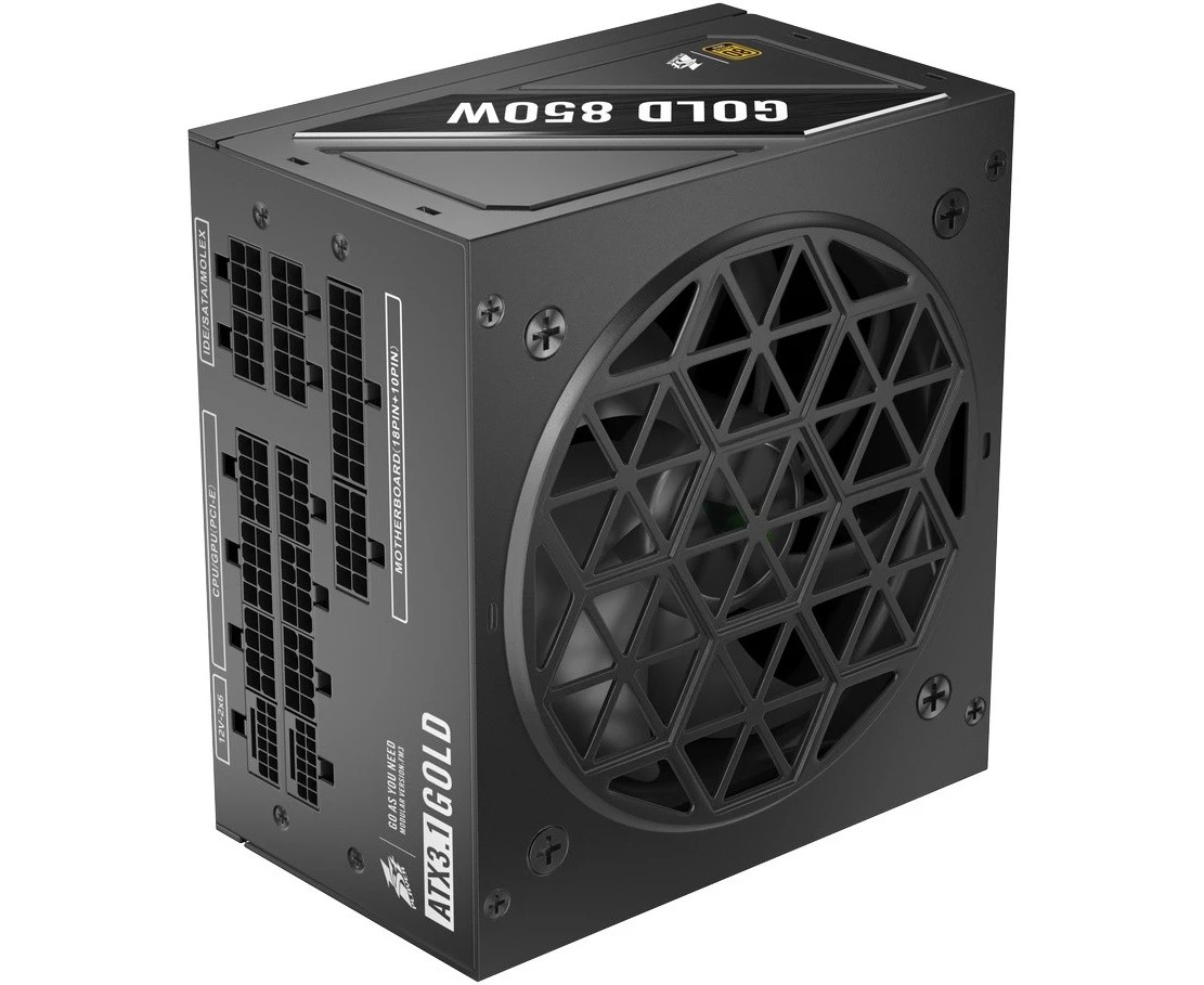 Блок питания 1 STPLAYER NGDP Gold 850 W (HA-850 BA4) / ATX 3.0, APFC, 80 Plus Gold, LLC+DC-DC, 120mm fan, full modular