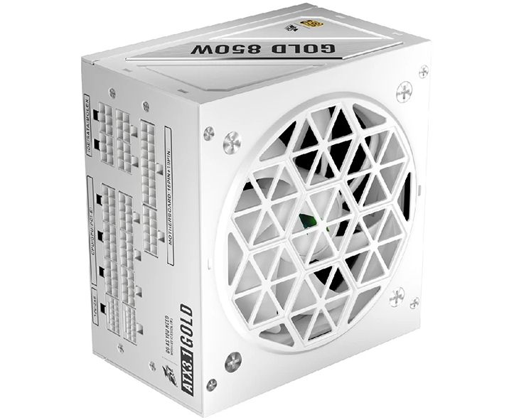 Блок питания 1 STPLAYER NGDP Gold 850 W White (HA-850 BA4) / ATX 3.1, APFC, 80 Plus Gold, LLC+DC-DC, full Japan solid-state caps, 120mm fan, full modular