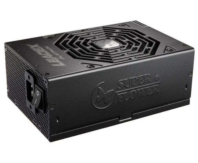 Super Flower Power Supply Leadex Platinum, 2000 W, ATX, 140mm, 18x SATA, 5x PCI-E(6), 9x PCI-E(6+2), APFC, 80+ Platinum, Full Modular
