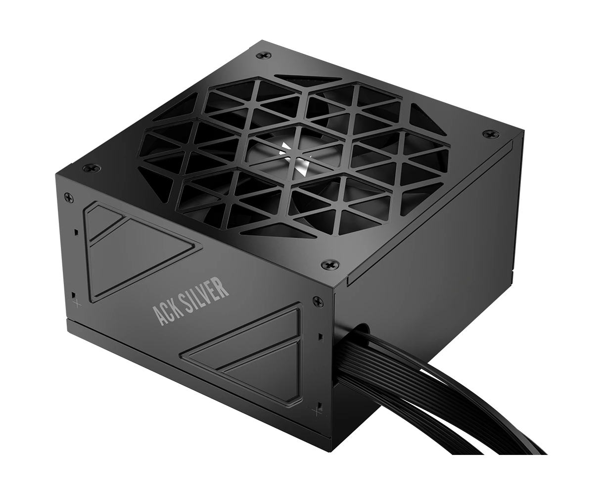 Блок питания 1 STPLAYER ACK Silver 750 W Black (HA-750 BA7-BK) / ATX 3.1, APFC, 80 Plus Silver, DC-DC, full Teapo caps, 140mm fan, non-modular