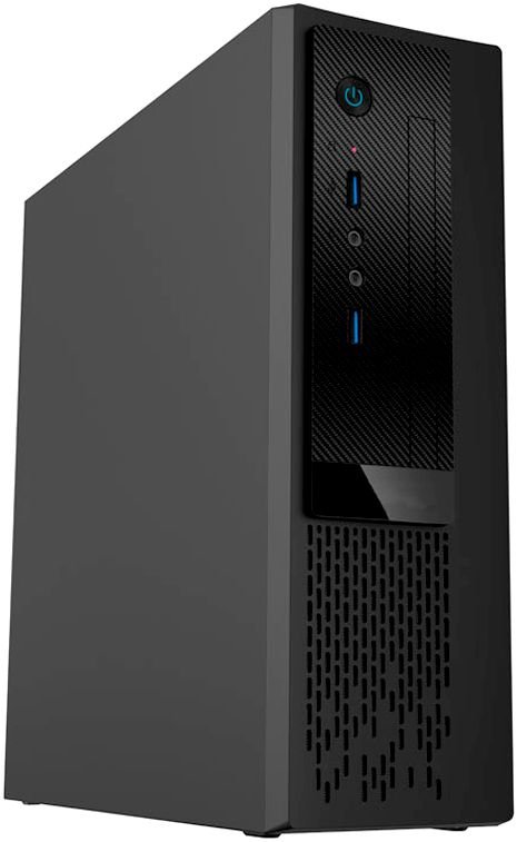 Корпус Powerman (IN-WIN) PS201/6125688 Slim-Desktop, 300 Вт, m ITX, черный