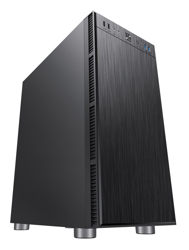 Корпус Accord 3407 (ACC-3407) черный без БП ATX 8x120mm 2x USB2.0 1x USB3.0 audio bott PSU