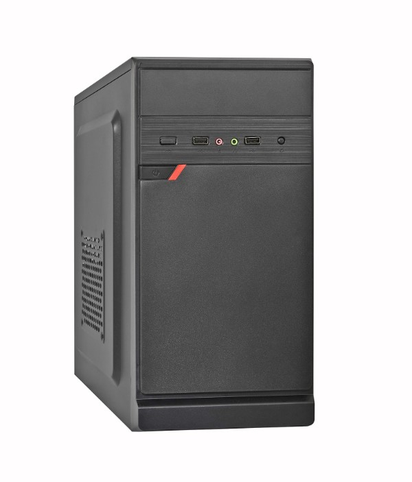 Корпус Exe Gate BAA-106 Black EX283057 RUS m ATX, AAA350, 80mm, 2x USB, Audio