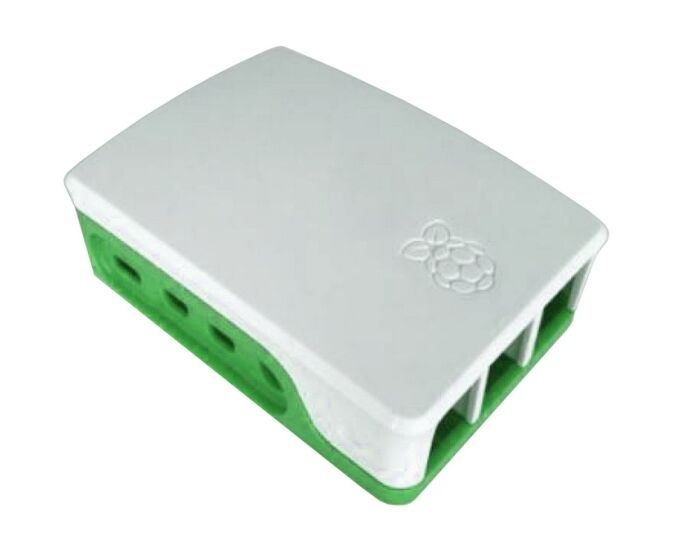Корпус ACD RA601 White+Green ABS Case for Raspberry 4 B