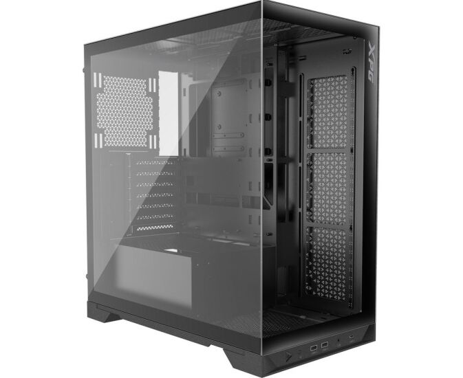 Корпус XPG Invader X Black (INVADERXMTWOF-BKCWW) Mid-Tower, Micro-ATX, Mini-ITX, Standard-ATX, USB 3.2 Gen2 Type-A, USB 3.2 Gen2 Type-C