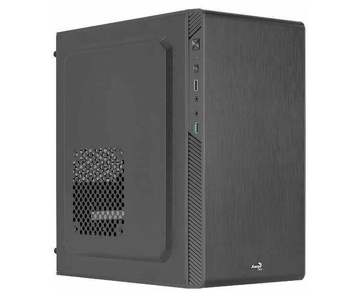 Корпус Aerocool CS-106-S-BK-v1 ACCS-PC13014.11 черный без БП m ATX 1x120mm 1x USB2.0 1x USB3.0 audio