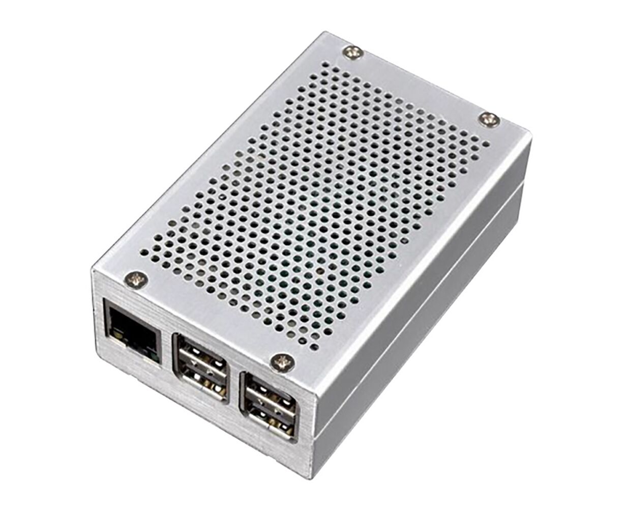 Корпус ACD RA193 Heat Dispersion Metal Aluminium Alloy Case for Raspberry Pi 3, Silver