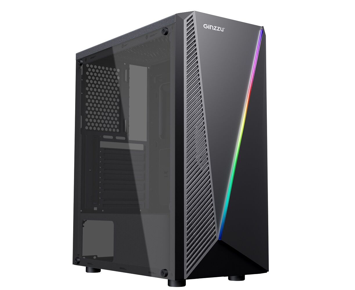 Корпус Ginzzu SL150 панель с RGB подсветкой