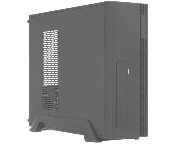 Корпус CHIEFTEC UNI UE-02 B-OP без БП, Slimline desktop, SFX, черный, m ATX
