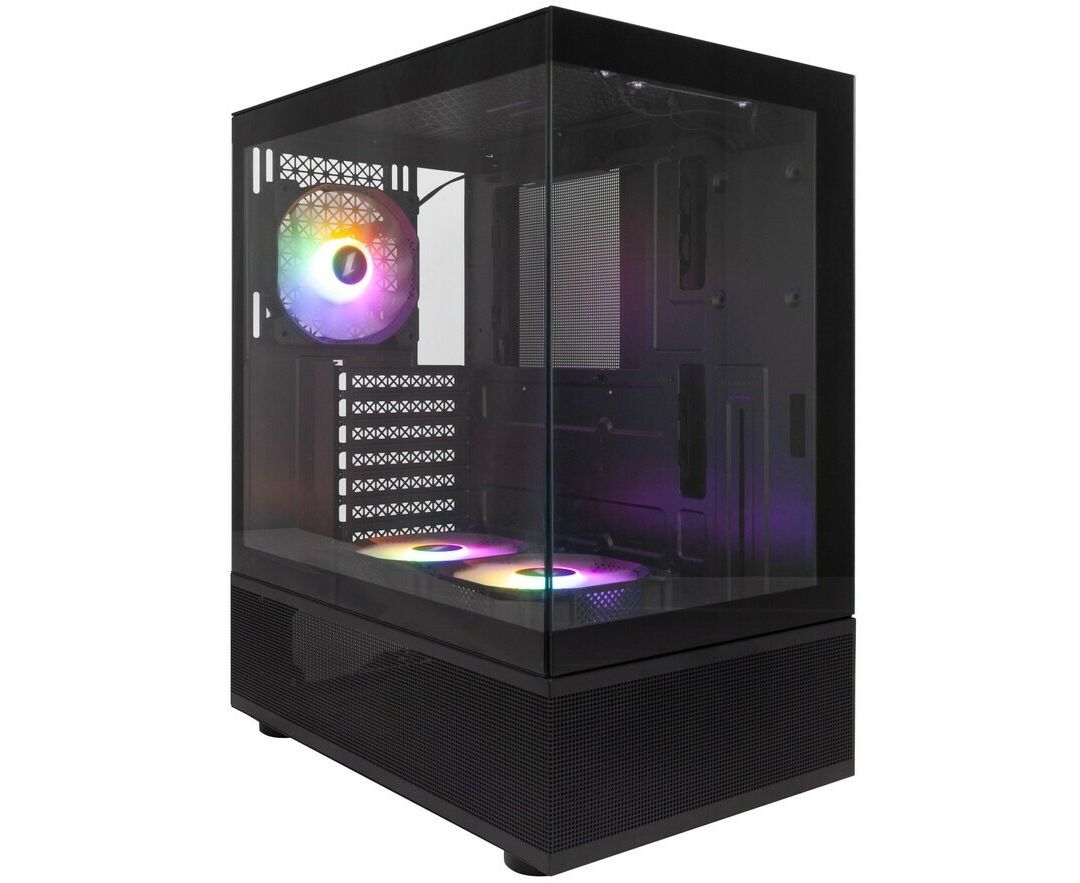 Корпус 1st Player MIKU Mi7-A Black / ATX / 3x120mm LED fans / Mi7-A-BK-2 F1 R-1 F1