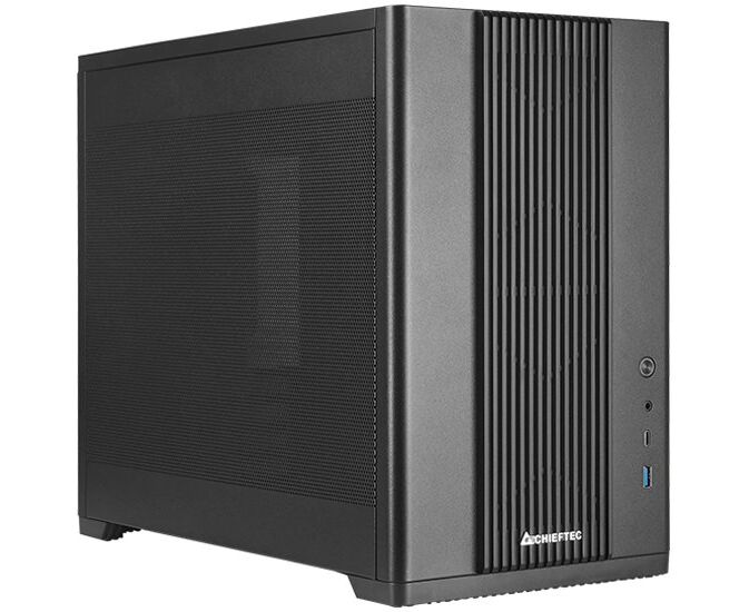 Корпус CHIEFTEC Uni BX-10 B-M-OP без БП, черный, m ATX