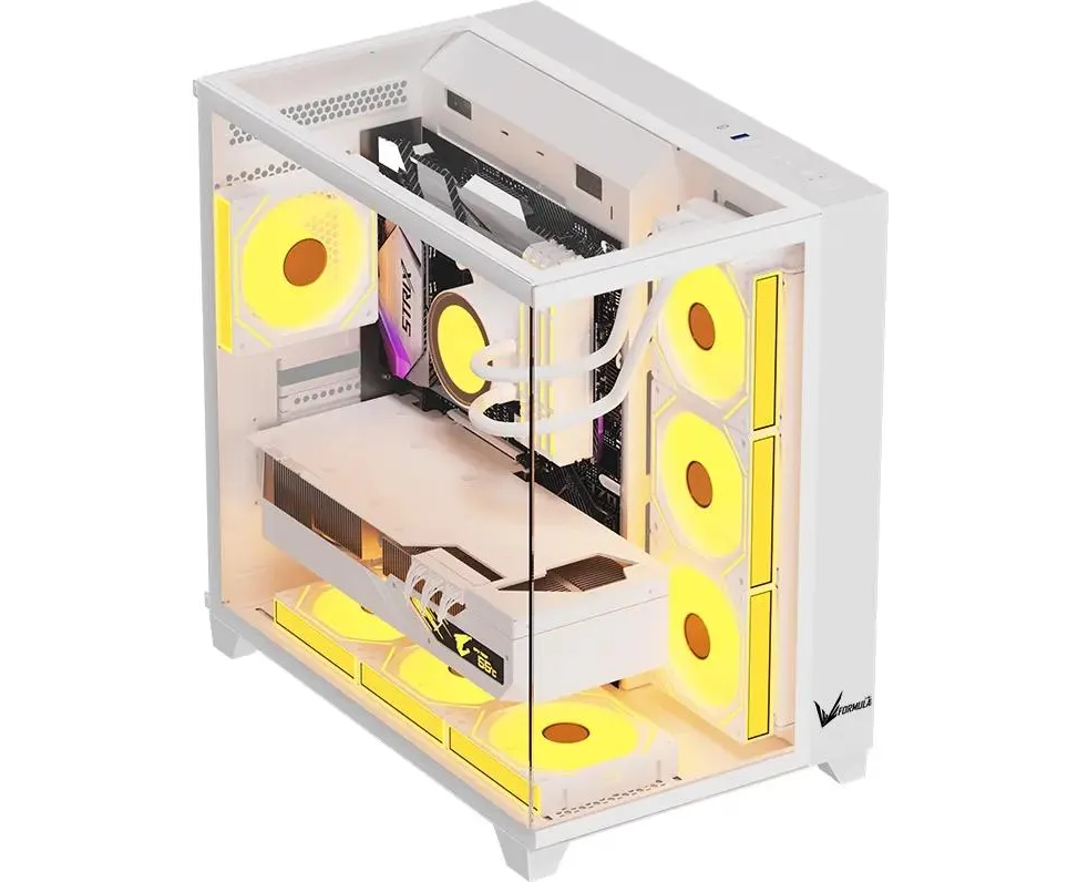 Корпус Formula Crystal Z9 (crystal z9 w), Midi-Tower, ATX, без БП, белый