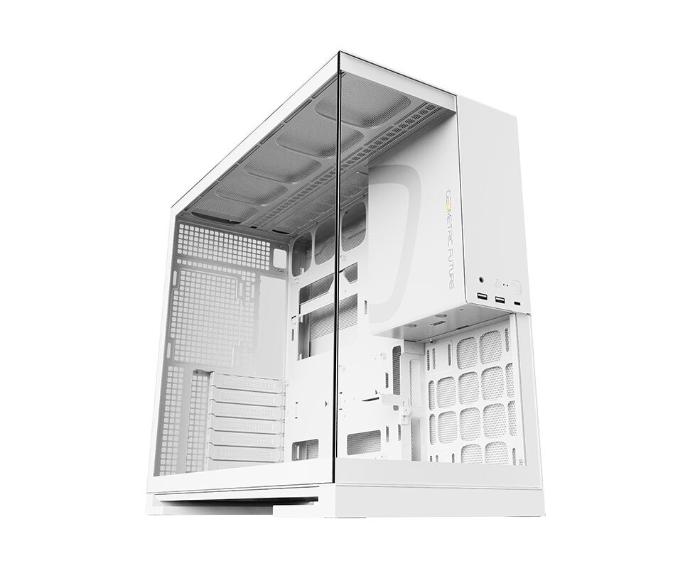 Корпус Geometric Future Model 5 White (1 AM5 WKWT00100) / mid tower, E-ATX