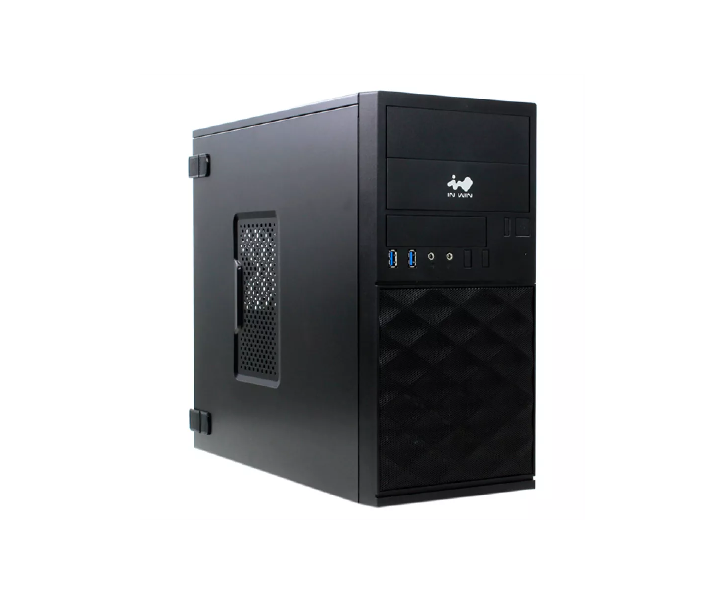 Корпус In Win EFS052 (6195504) Black 600 W PM-600 ATX Mini Tower U3*2 +A(HD)+ front fan holder+ Screwless m ATX