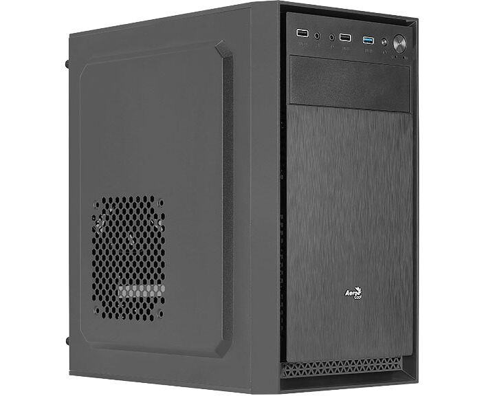 Корпус Aerocool CS-104-S-BK-v1 черный без БП m ATX 1x120mm 1x USB2.0 1x USB3.0 audio
