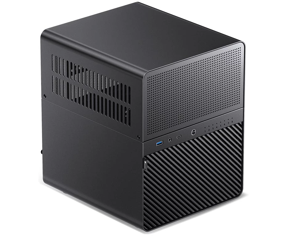 Корпус Jonsbo N3 Black без БП, mini-ITX, SFX, черный