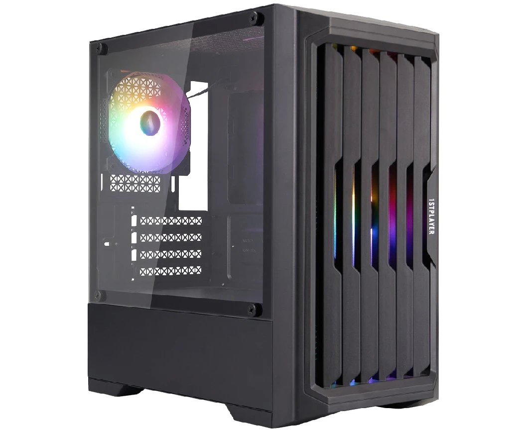Корпус 1st Player BULLET HUNTER H2 Black (H2-BK-4 F1) m ATX 4x120mm FRGB fans