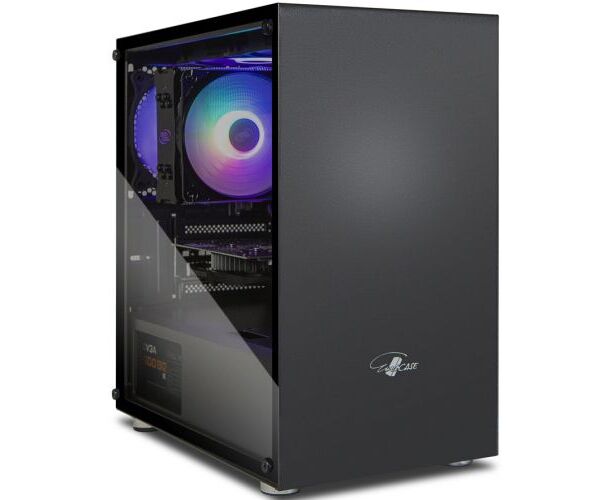 Корпус Eurocase M10 Black m ATX