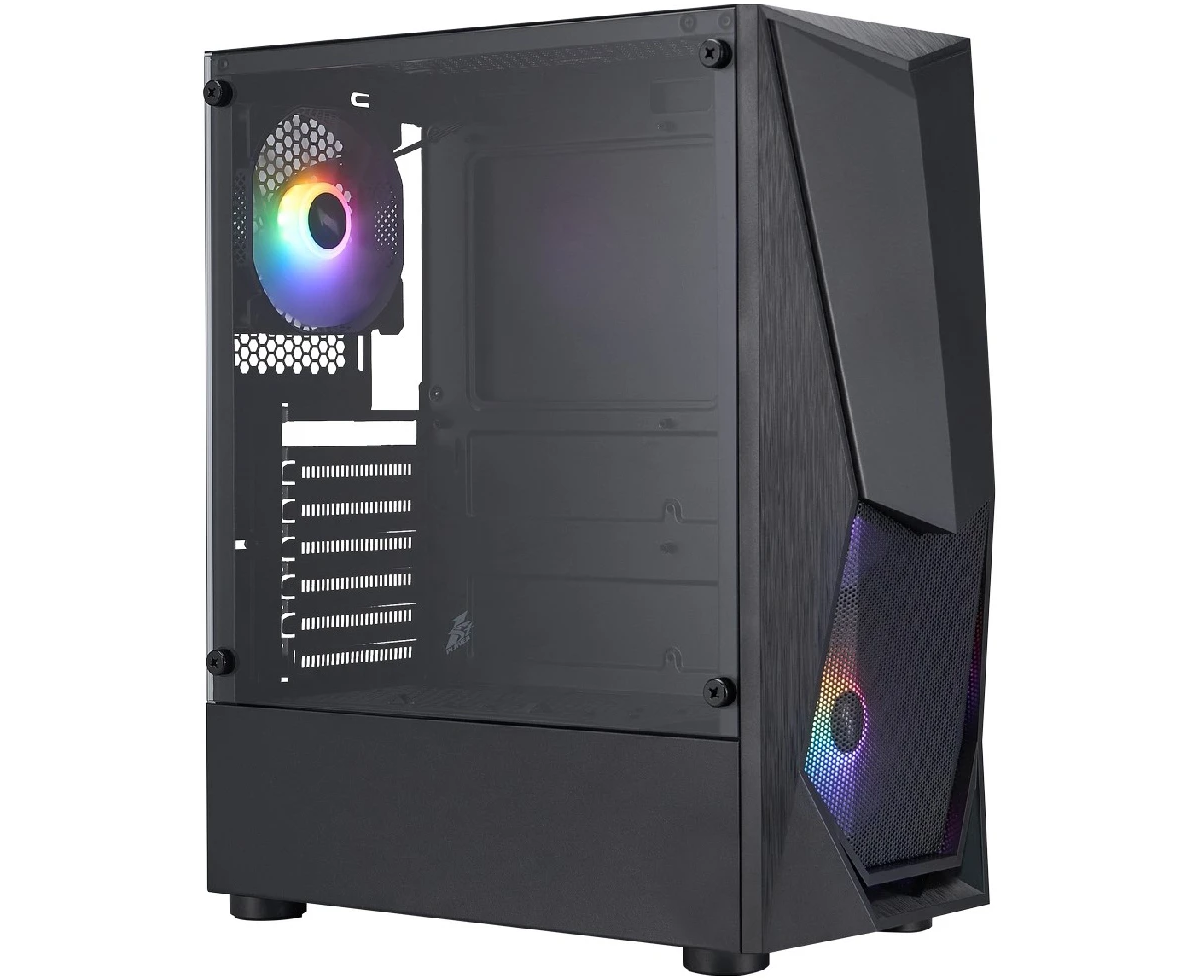 Корпус 1st Player DK DK-3 Black (DK-3-BK-4 F1) ATX 4x120mm FRGB fans