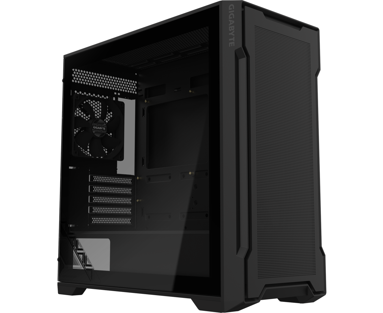 Корпус Gigabyte C102 G (GB-C102 G) Mid Tower, m ATX, USB3.0x2, Audio I/O, GPU 410mm, Black, TG