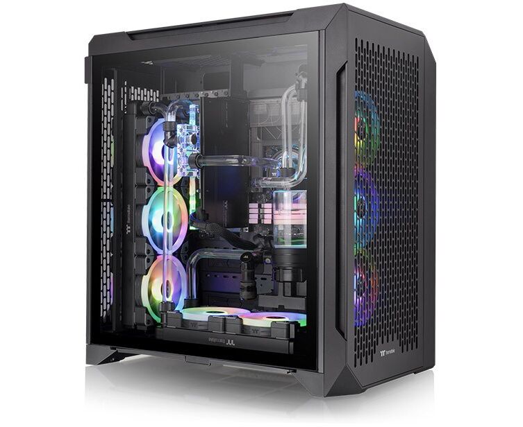 Корпус Thermaltake CTE C700 Air черный CA-1 X7-00 F1 WN-00 без БП ATX 3x140mm 2x USB3.0 1x USB3.1 audio bott PSU