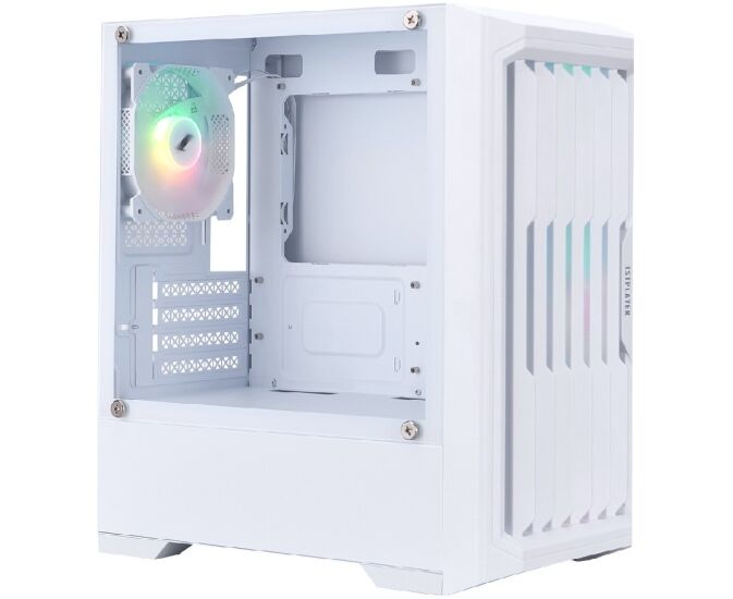 Корпус 1 STPLAYER Bullet Hunter H2 ARGB White (H2-WH-4 F7-W) / m ATX / 4x120mm ARGB fans