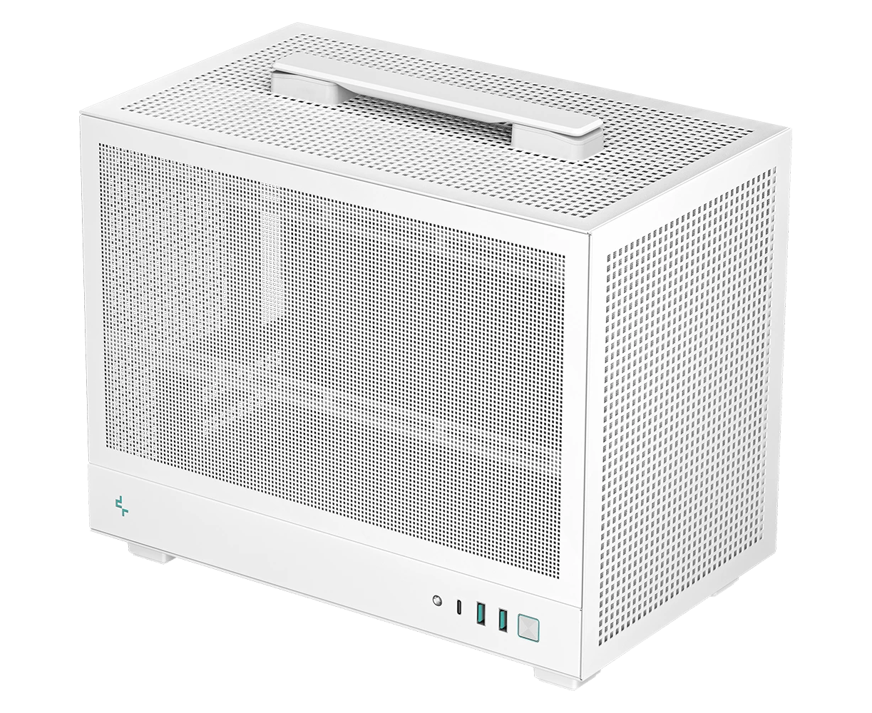 Корпус Deepcool CH160 Mesh WH без БП, белый, Mini-ITX
