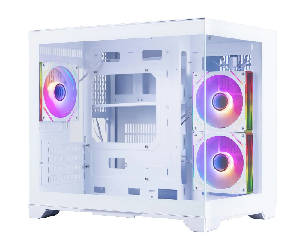 Корпус 1 STPLAYER Megaview MV6-TP ARGB White (MV6-TP-WH-2 FC7 R-W-1 FC7-W) / m ATX / 3x120mm ARGB fans