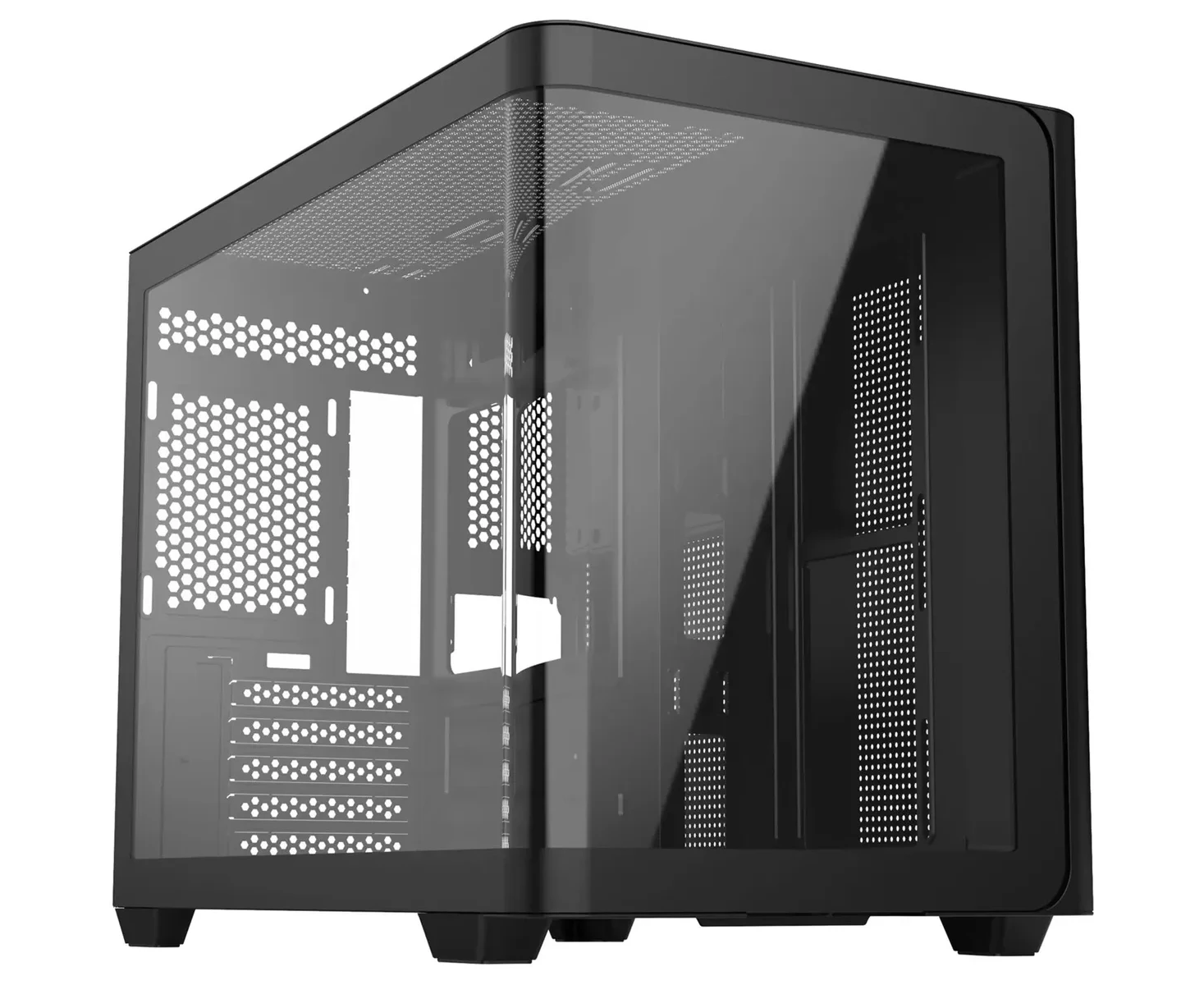 Корпус Bloody BD-CC112 черный без БП m ATX 9x120mm 2x USB3.0 audio bott PSU