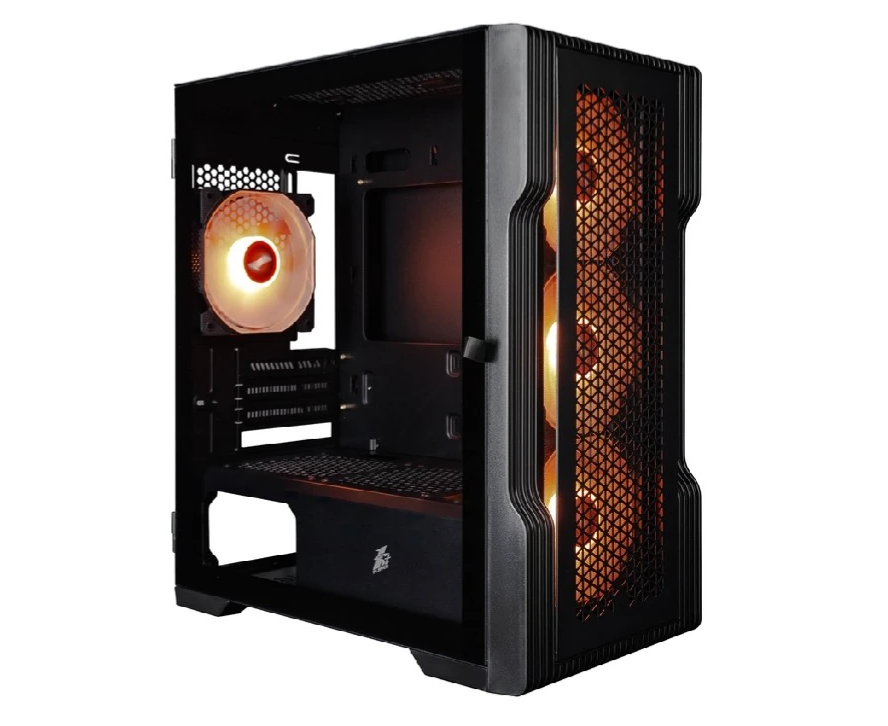 Корпус 1 STPLAYER Trilobite T3 ARGB Black (T3-BK-4 F7) / m ATX / 4x120mm ARGB fans
