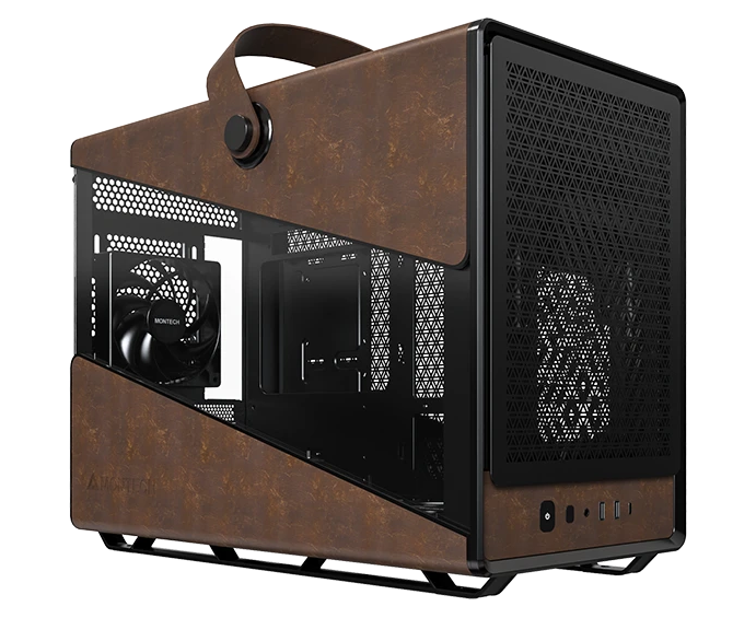 Корпус MONTECH Heritage Pro (B), m ATX, Mini-Tower, без БП, черный