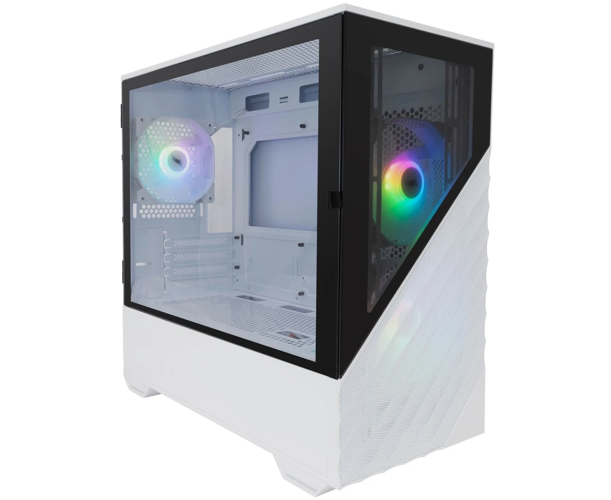 Корпус 1 STPLAYER DK D7 ARGB White (D7-WH-3 F7-W) / m ATX / 3x120mm ARGB fans