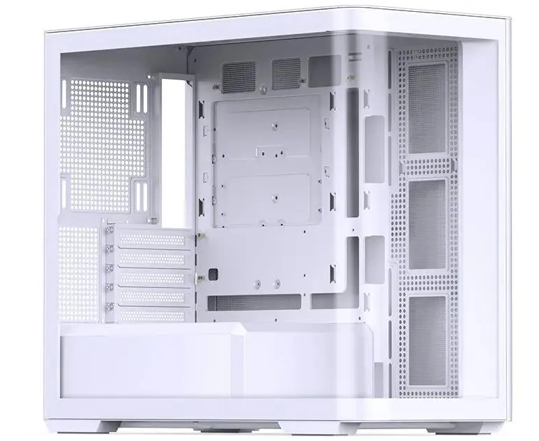 Корпус JONSBO D300 White без БП, боковая панель из закаленного стекла, mini-ITX, micro-ATX, белый
