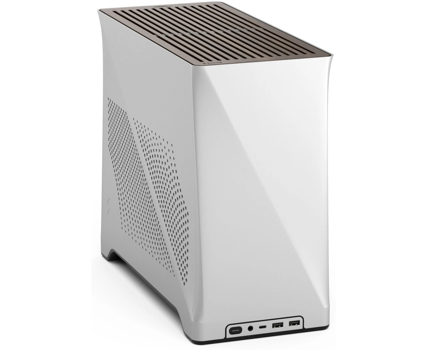 Корпус Fractal Design Era 2 (FD-C-ERA2 N-01) без БП, SFF, 2x120mm, 2x USB-A 3.0 + 1x USB 3.2 Type-C, SFX PSU Support, m ITX Silver